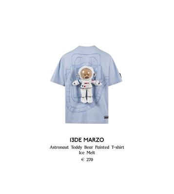 Astronaut Teddy Bear Painted T-shirt