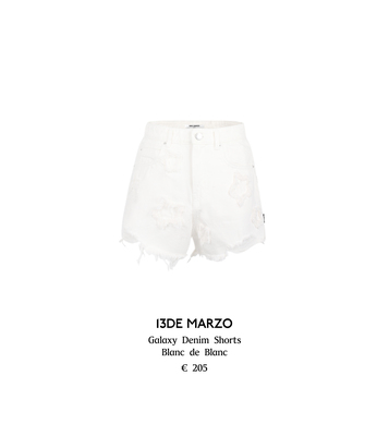 13DE MARZO Galaxy Denim Shorts